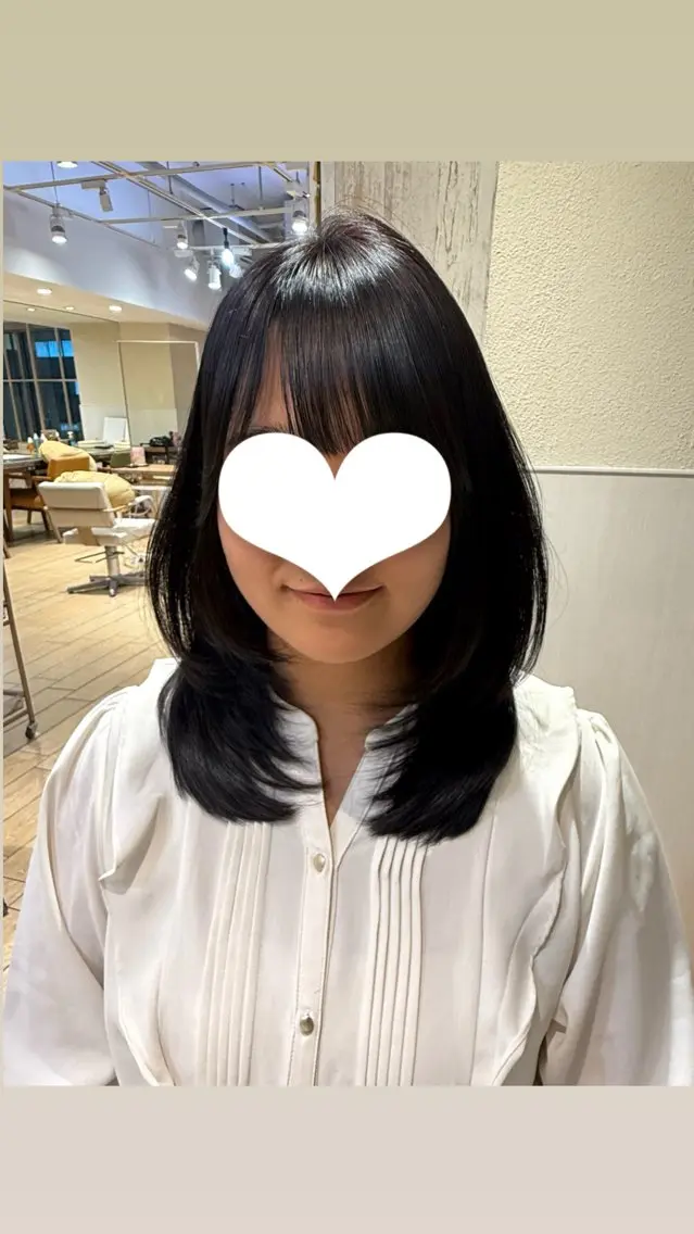 ミディアム カラー ミディアムレイヤー ブラウンカラー レッドカラー レッドブラウン レイヤーカット カット ヘアカラー トリートメント のん/表参道美容師 /のんめいく💘のヘアスタイル