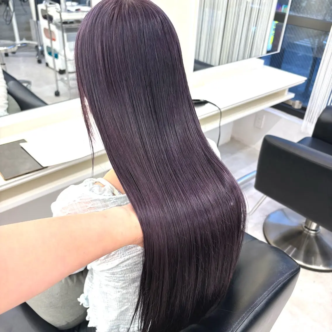 ロング カラー ヘアカラー ParveMix 楠本結菜💟のヘアスタイル