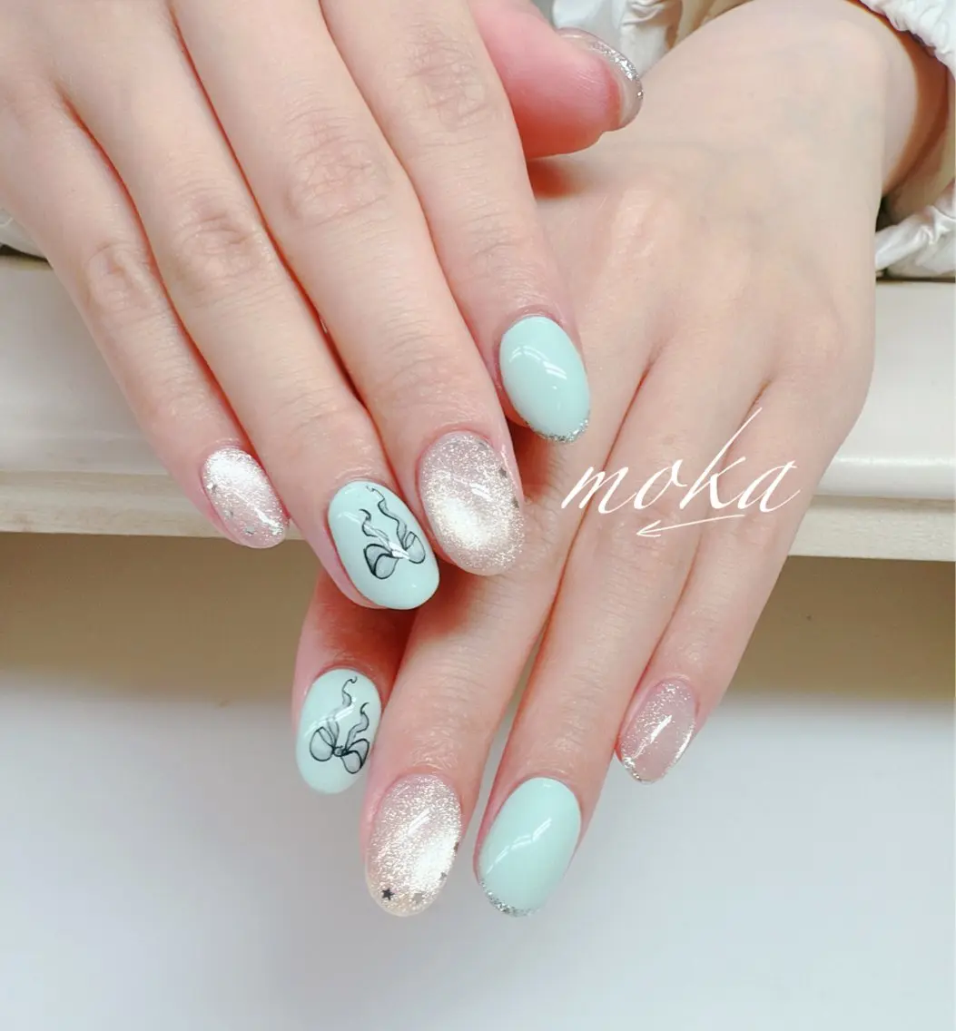 ネイル ハンドネイル ハンドケア 胡蝶蘭レディースサロ ンNailMOKAのネイルデザイン