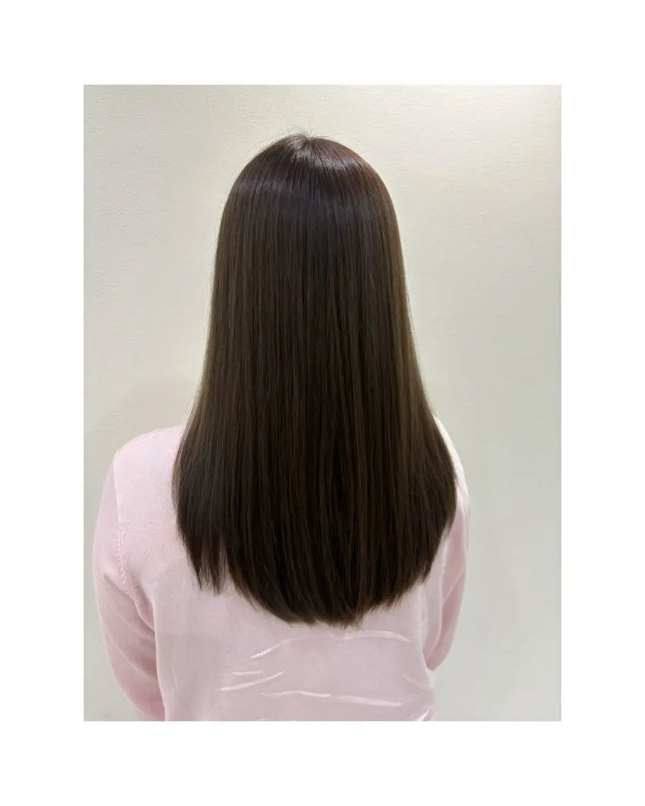 ロング 青柳 鈴菜のヘアスタイル