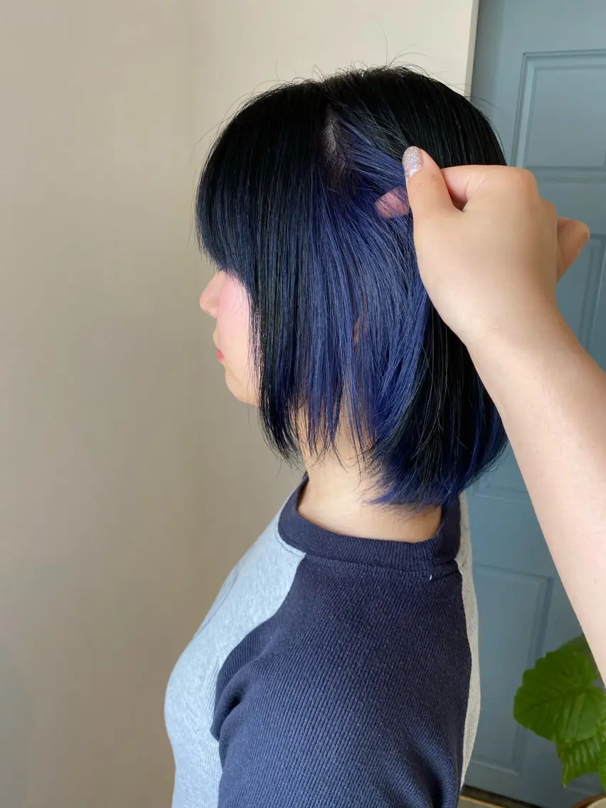 ミディアム カット ヘアカラー トリートメント 関谷 のぞみのヘアスタイル