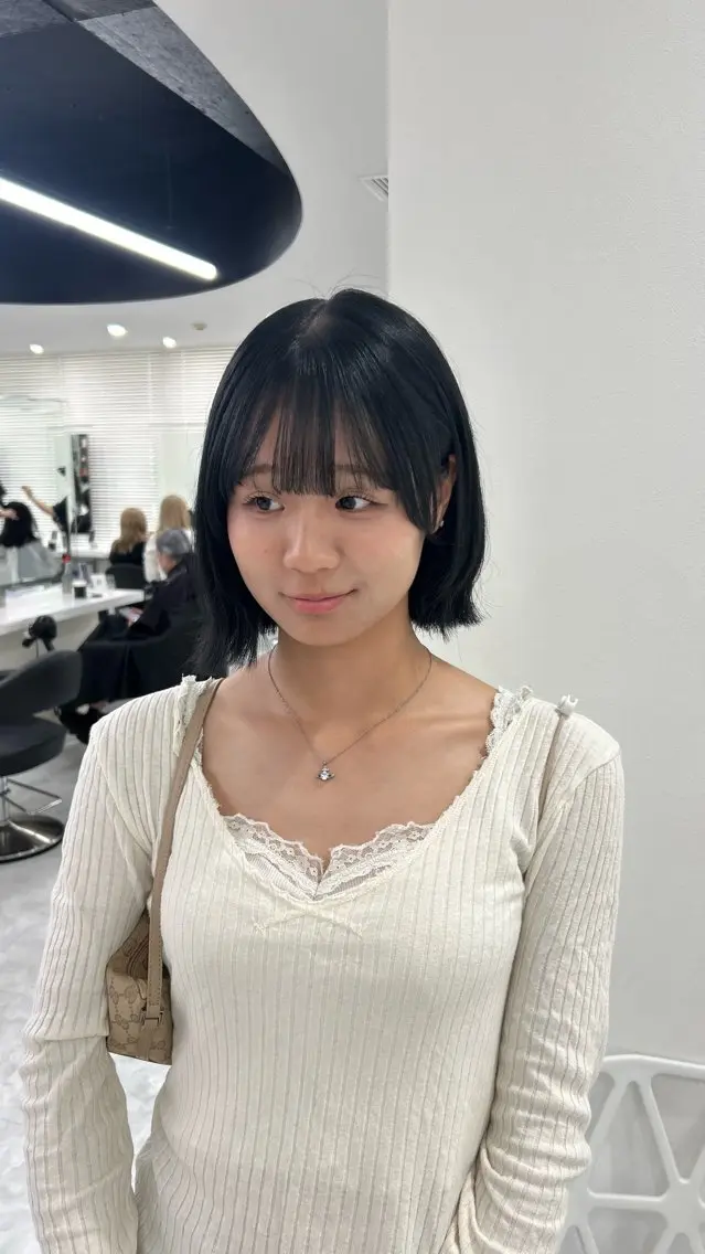 ロング カラー パーマ ヘアアレンジ メンズ キッズ カット ヘッドスパ ヘアセット 盛れ韓国ハイトーン 🎀Himari🎀のヘアスタイル