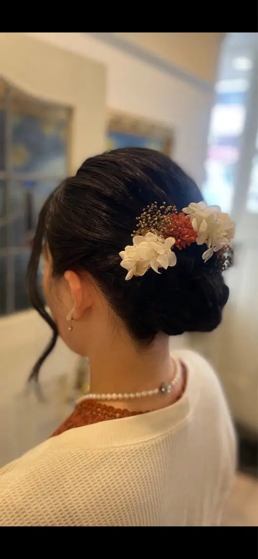 ヘアアレンジ 結婚式・ブライダル ヘアセット Magnifique MAIのマツエク・マツパデザイン