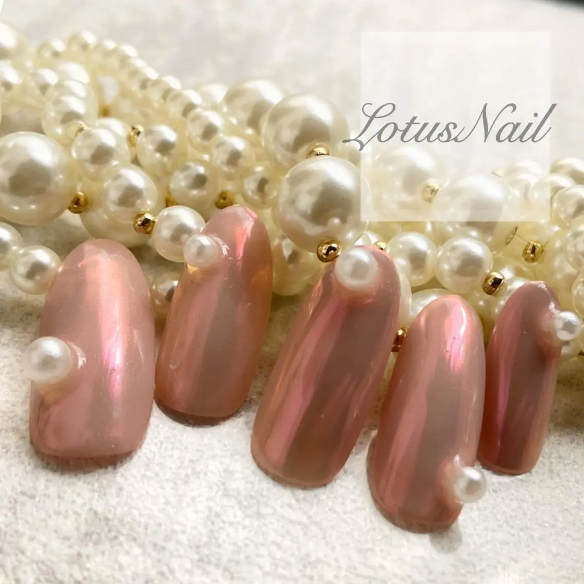 ネイル ブライダルネイル Lotus Nailのネイルデザイン