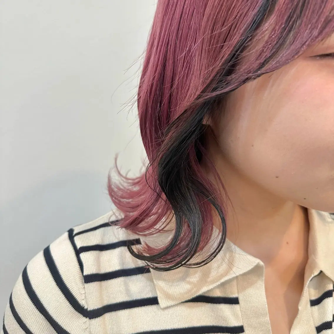 ミディアム カラー ヘアカラー トリートメント おおつか せいやのヘアスタイル
