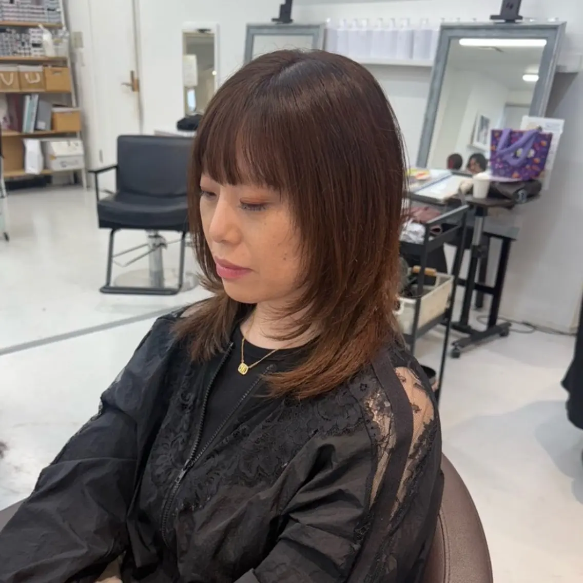 ミディアム 榎本雪来⛄️ メンズカット✂️のヘアスタイル