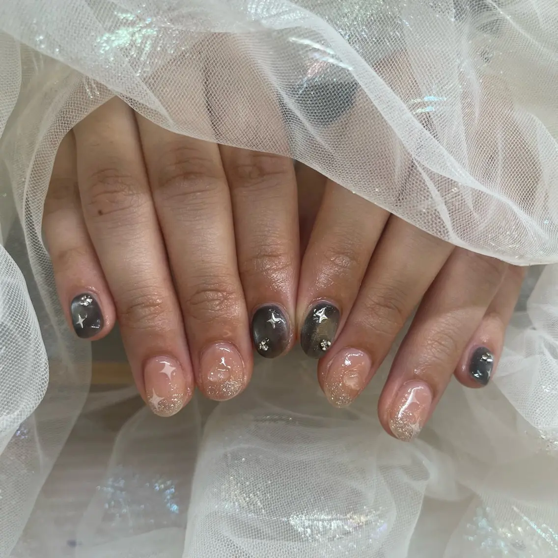 ネイル 持ち込み anela 仁香のネイルデザイン