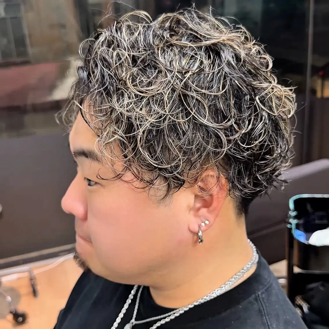 パーマ メンズ メンズメッシュ カット ヘアカラー パーマ メンズパーマ/メンズ カット/たばたよしきのヘアスタイル