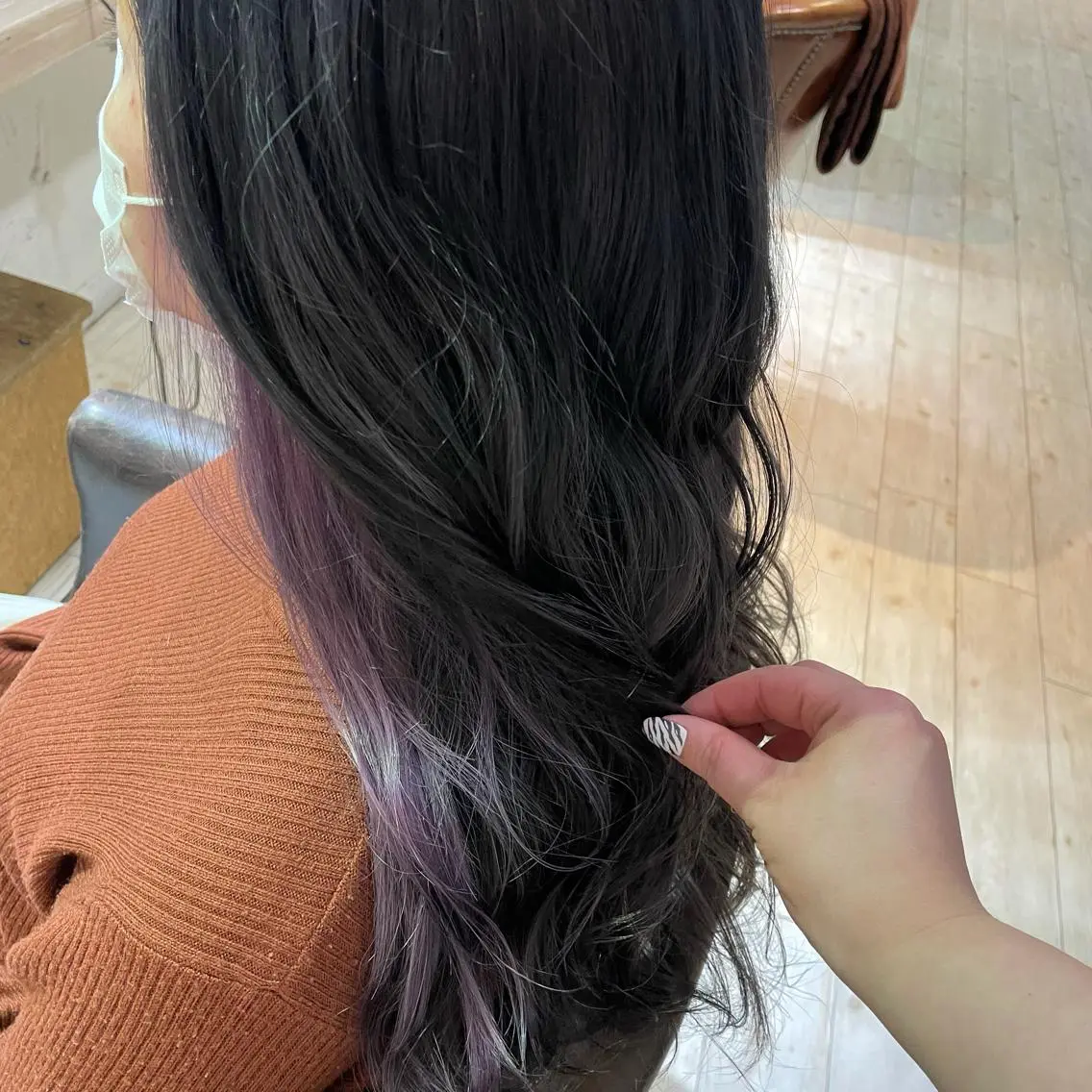 ロング カラー 北川 智海のヘアスタイル