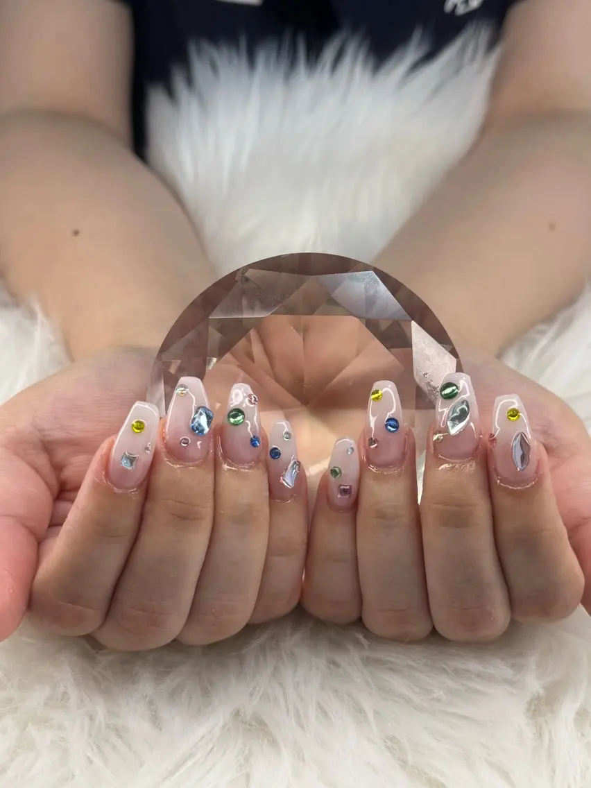 ネイル ハンドネイル ピンクドールハウス momokaのネイルデザイン