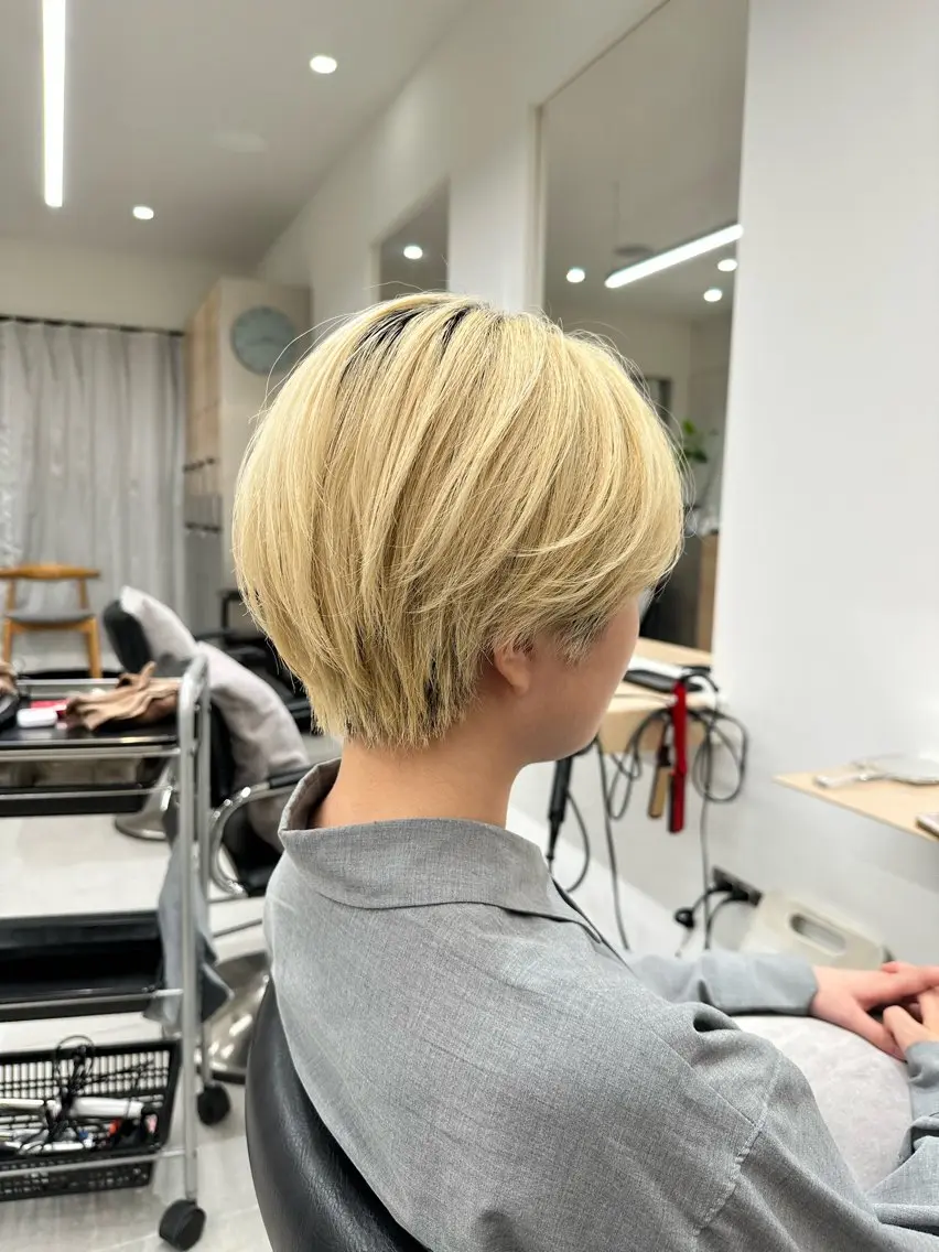 ショート ショートヘア あいこ/ハンサムショ ート無料/日本橋🌷のヘアスタイル