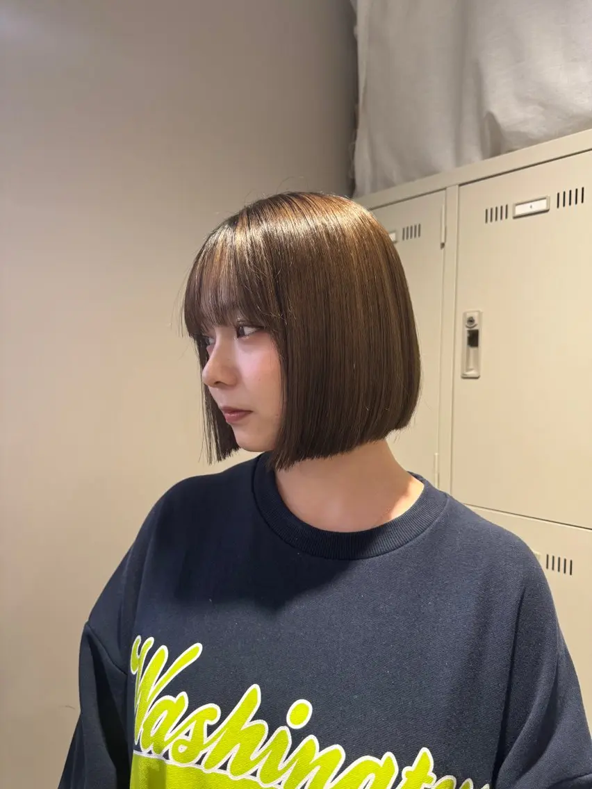 ショート カラー ヘアアレンジ Over hair_ misakiのヘアスタイル