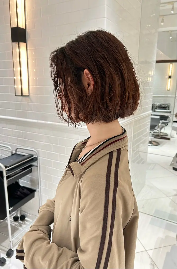 ショート パーマ ボブ Manaka ☺︎のヘアスタイル