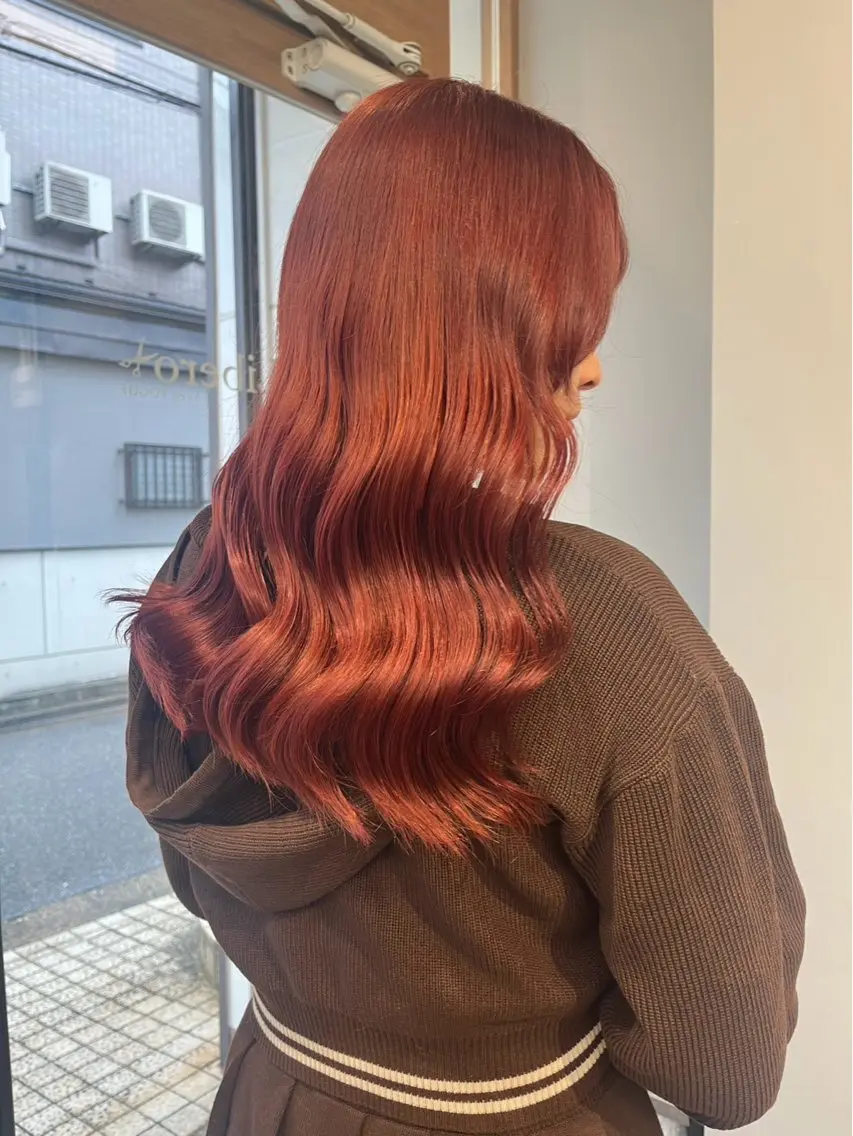 ロング カラー ヘアカラー トリートメント ヘアセット Libero / Hisaのヘアスタイル