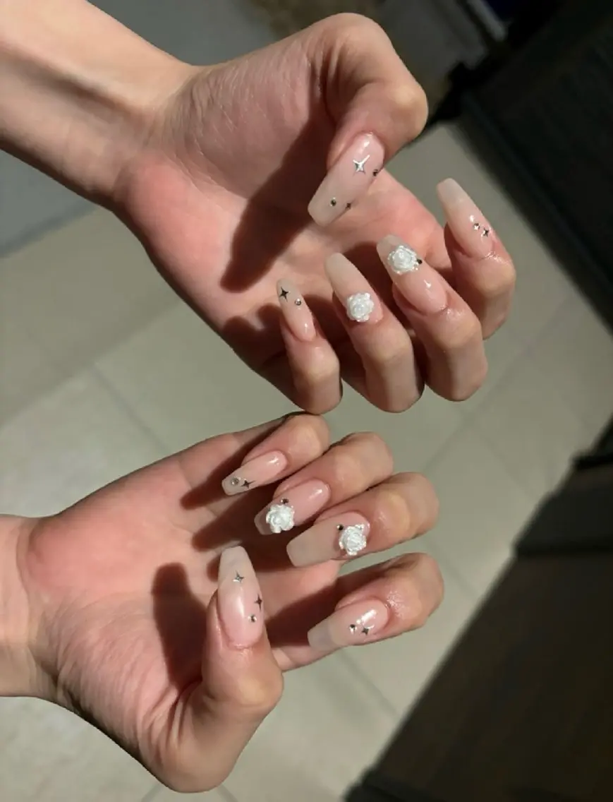 ハンド ワンカラー（オフなし）￥3500の写真