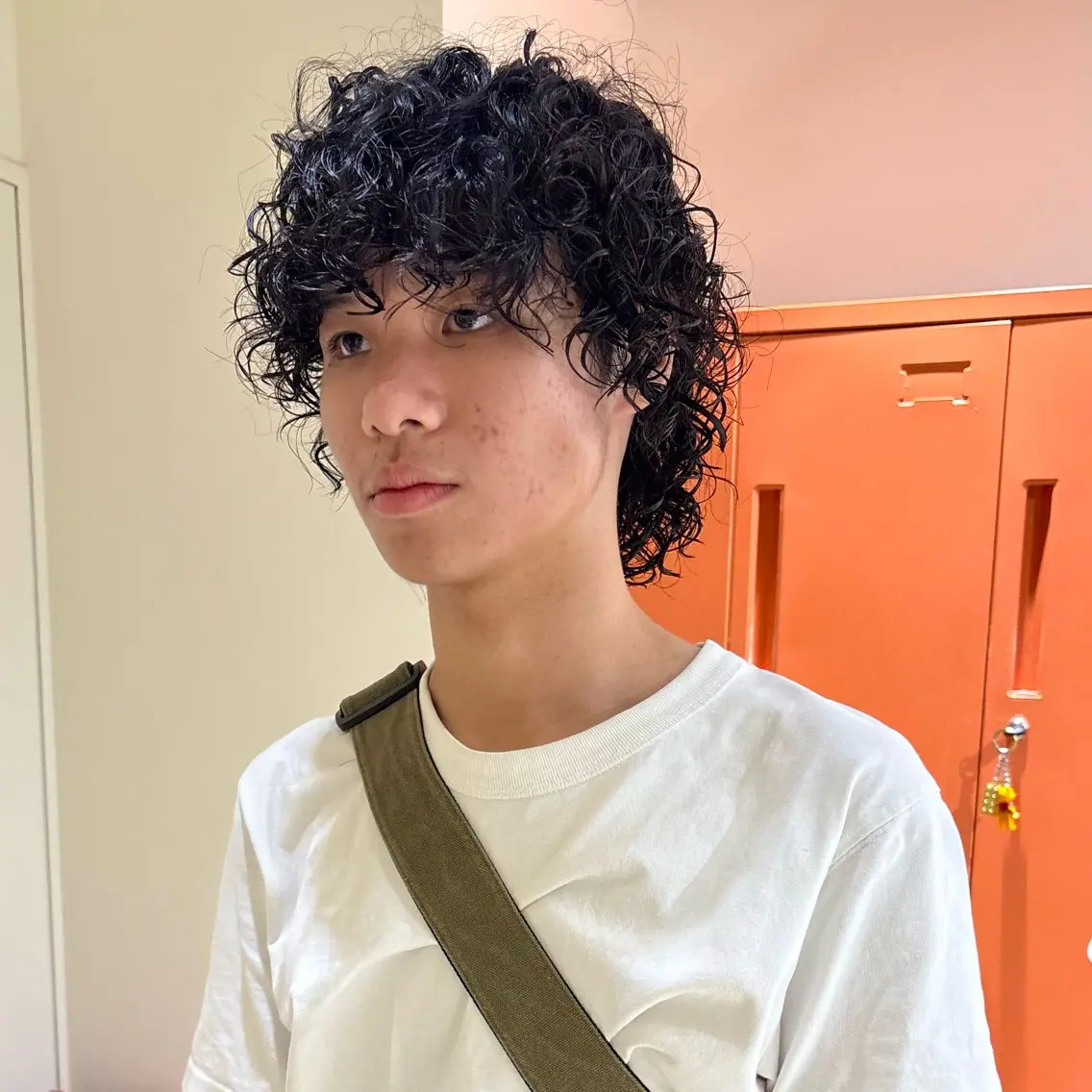 メンズ メンズパーマ カット パーマ ヨシカワ タツキのヘアスタイル