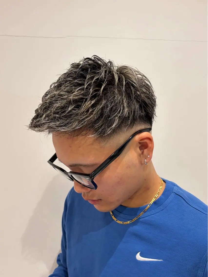 ショート メンズ カット メンズ ショート ・パーマ|ハルキのヘアスタイル