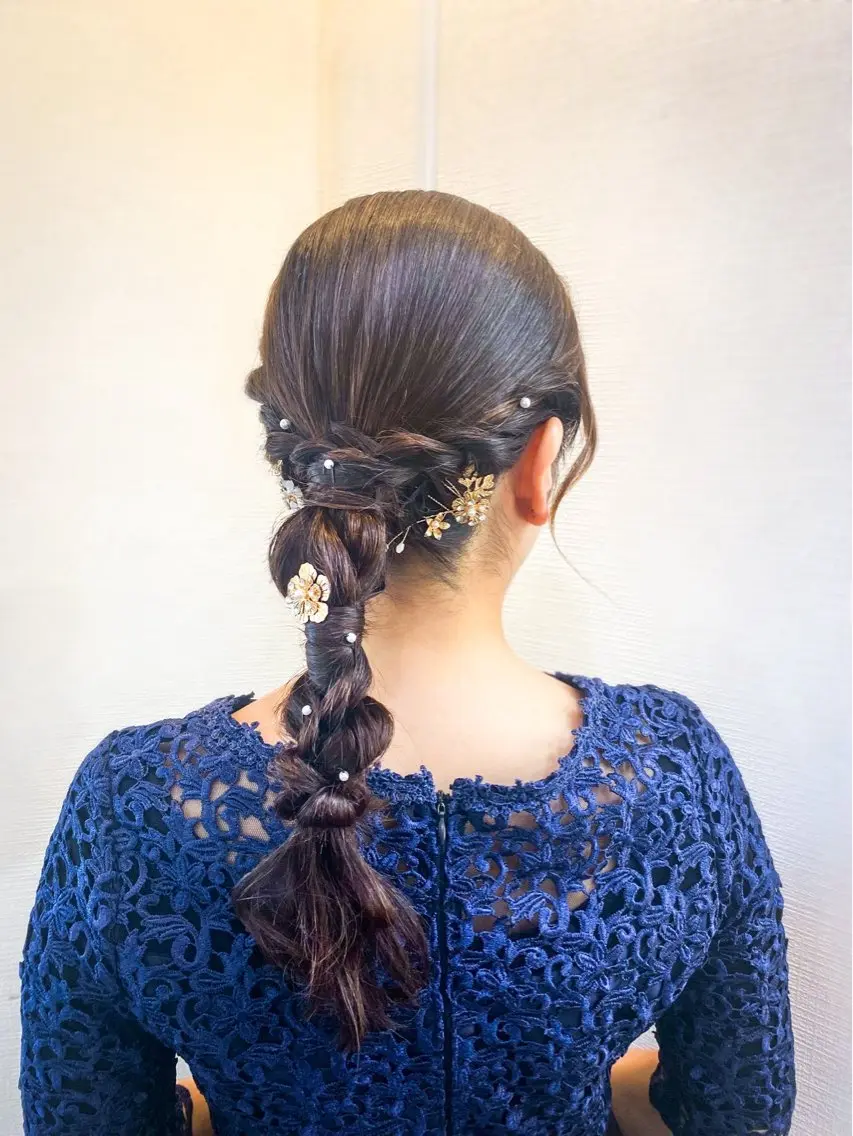 ヘアアレンジ hair make もりした　ゆうのヘアスタイル