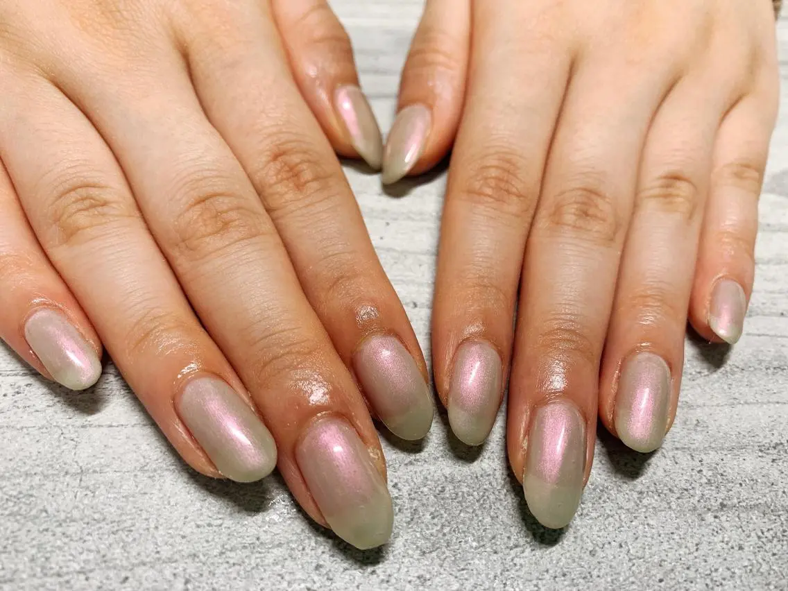 ネイル ワンカラーネイル ハンドネイル mogunail &blowのネイルデザイン