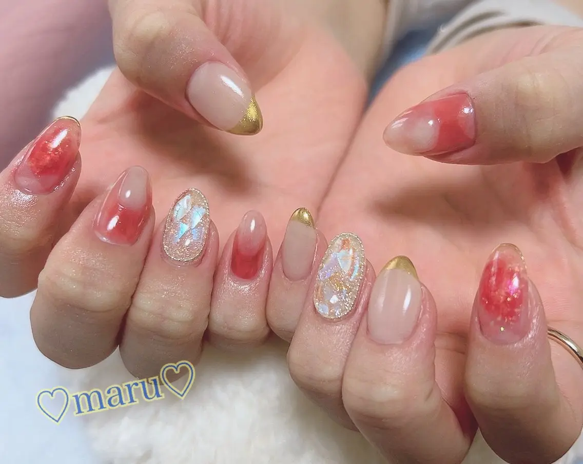 ネイル ハンドネイル フットネイル まるみ♡7/1〜値上 げ致します(>_<)のその他イメージ