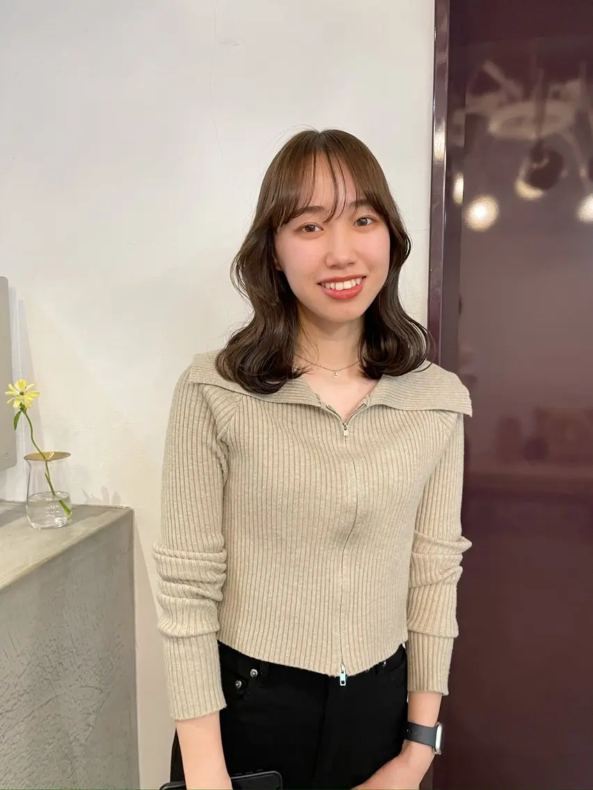 ミディアム Luca🟠 透明感カラーのヘアスタイル