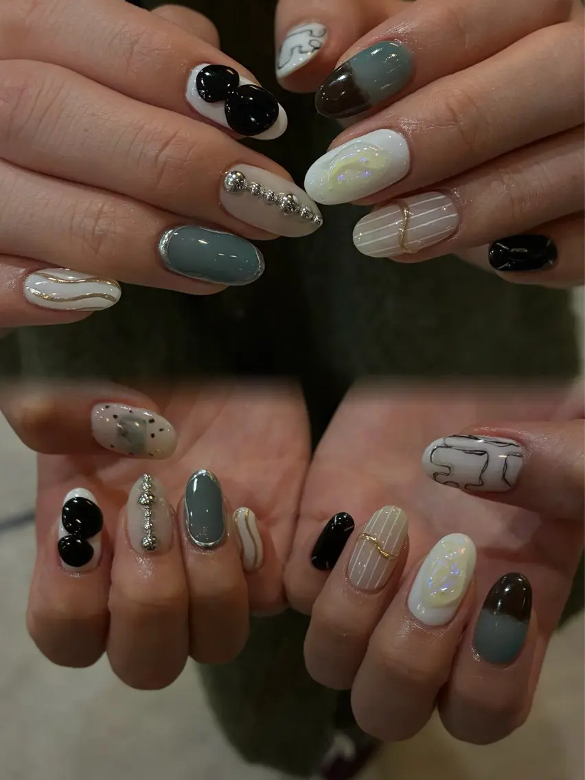 ネイル ハンドネイル moodnail kosuzuのネイルデザイン