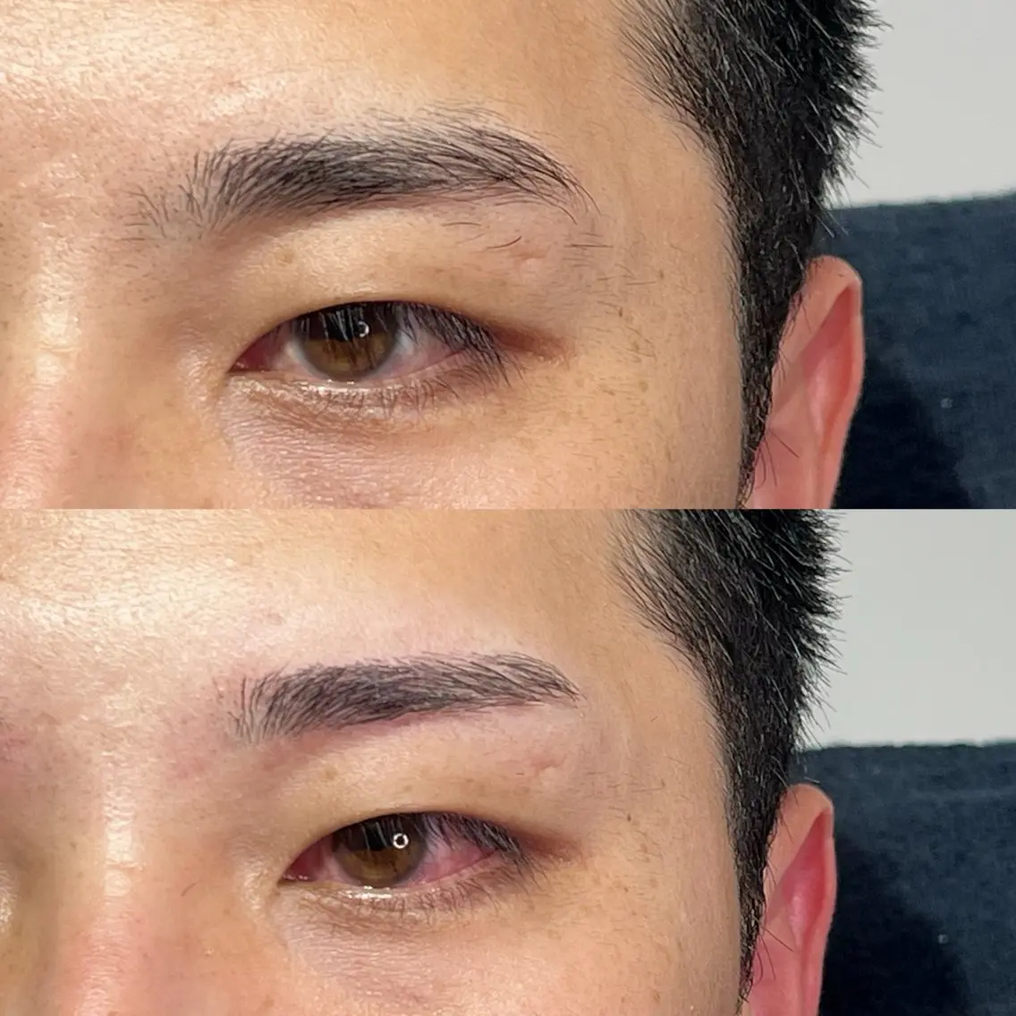 メンズ アイブロウ ワックス脱毛 眉カット 光岡 楓稀の眉毛・アイブロウイメージ