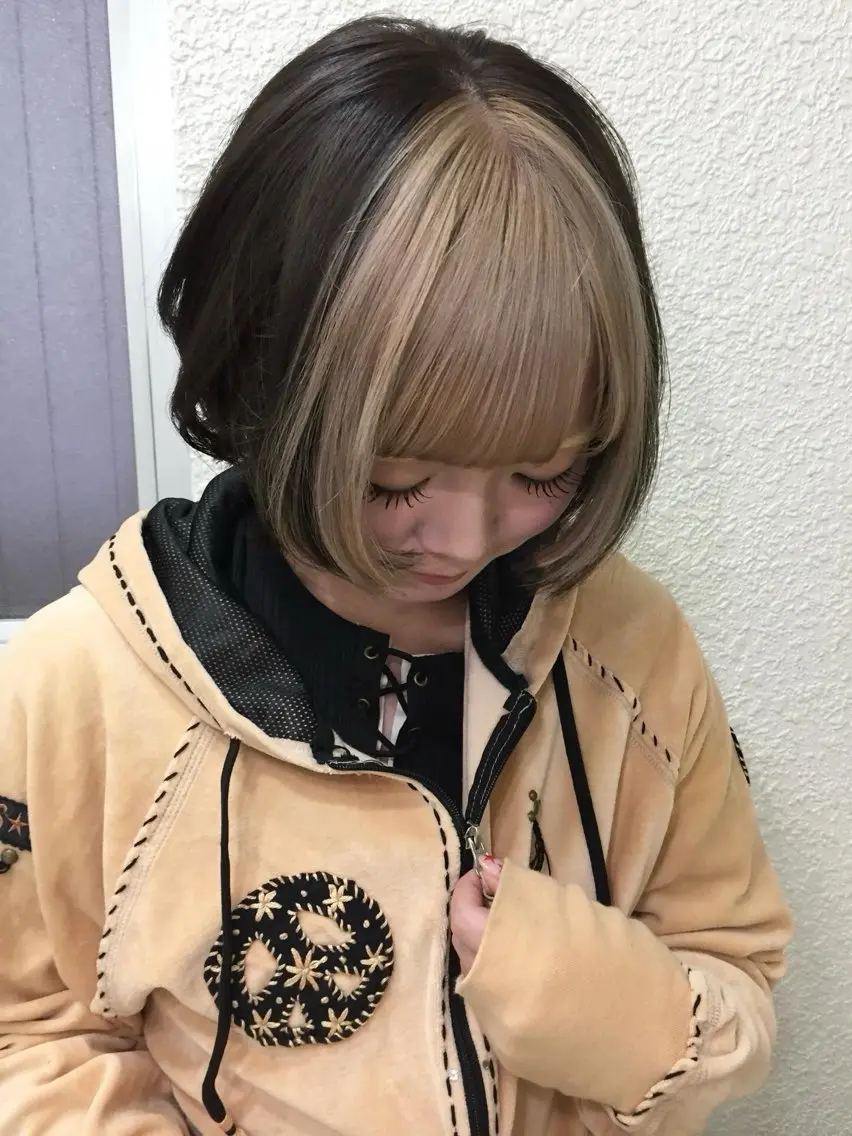 ショート ヘアカラー MISAKI 福岡美容室のヘアスタイル