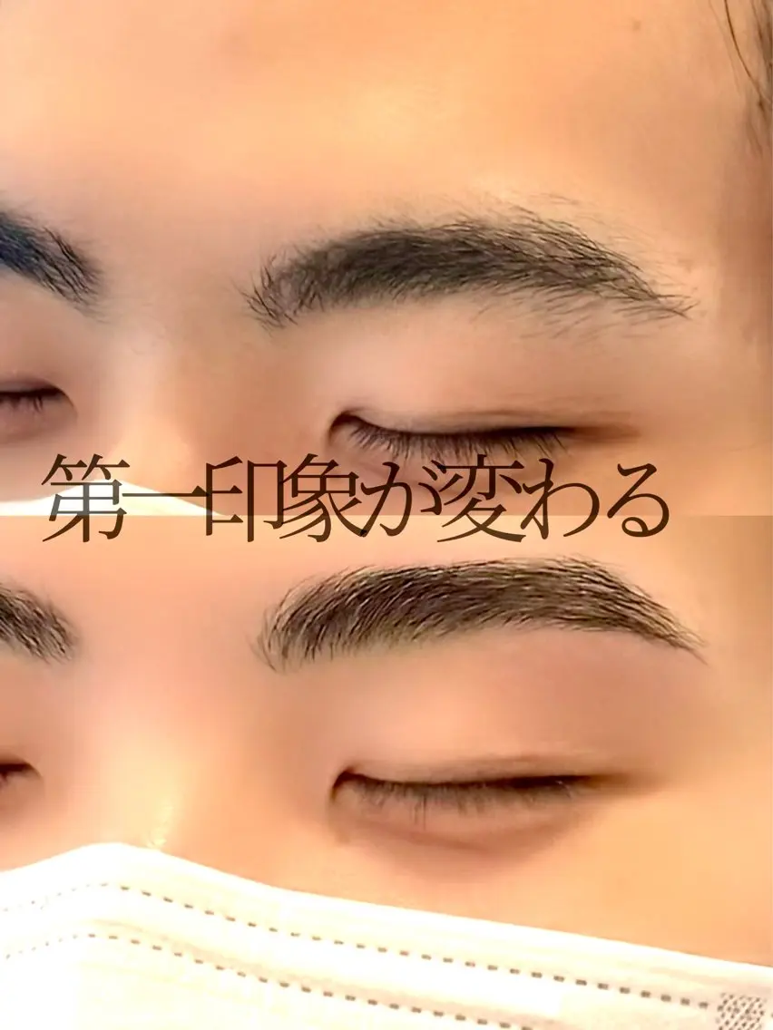 メンズ アイブロウ メンズアイブロウ ワックス脱毛 眉カット その他(アイブロウ) 渋谷・表参道サロン yukaの眉毛・アイブロウイメージ
