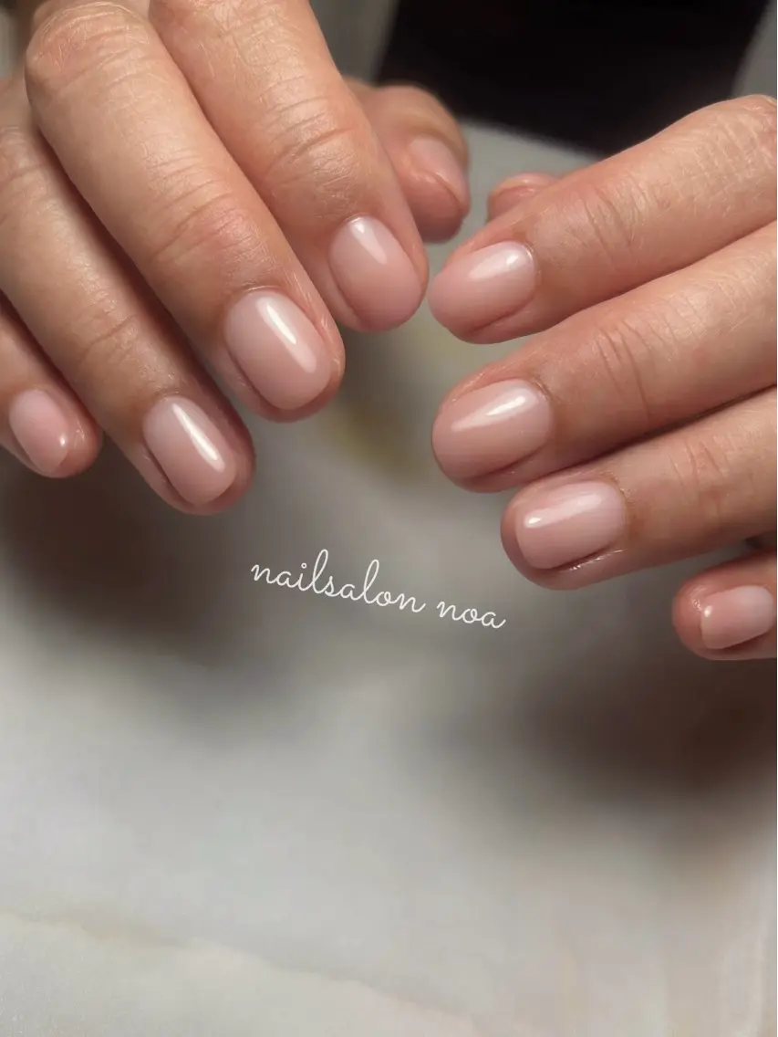 ネイル ジェルネイル パラジェル ショートネイル シンプルネイル ハンドネイル ショートネイル専門店 noaのネイルデザイン