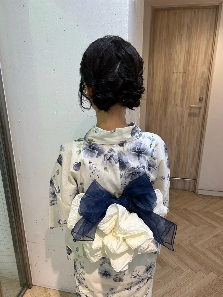 ヘアアレンジ 浴衣 艶カラー🌸アレンジ 🌹Sally🕊️のその他イメージ