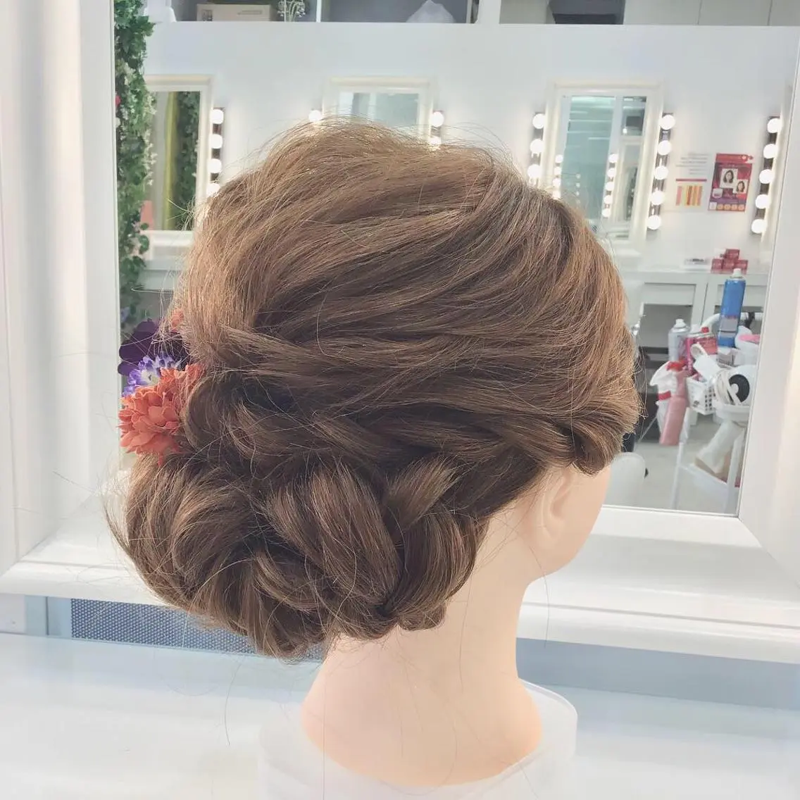 ヘアアレンジ 卒業式のヘアスタイル ベストシーン 新浦安のマツエク・マツパデザイン
