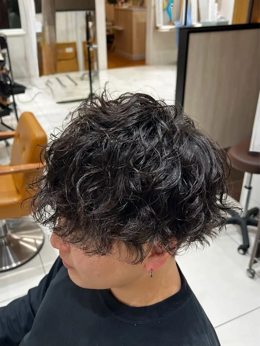 メンズ カット パーマ メンズ特化🔥パーマ 支持率1🔥たけしのヘアスタイル