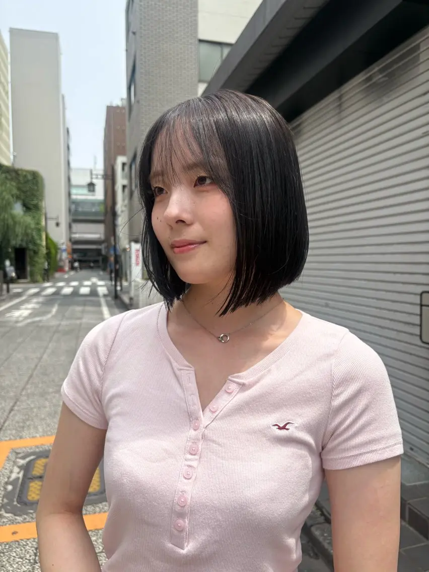 パツっとボブカット💫🌿《19時30分からの施術になります》の写真