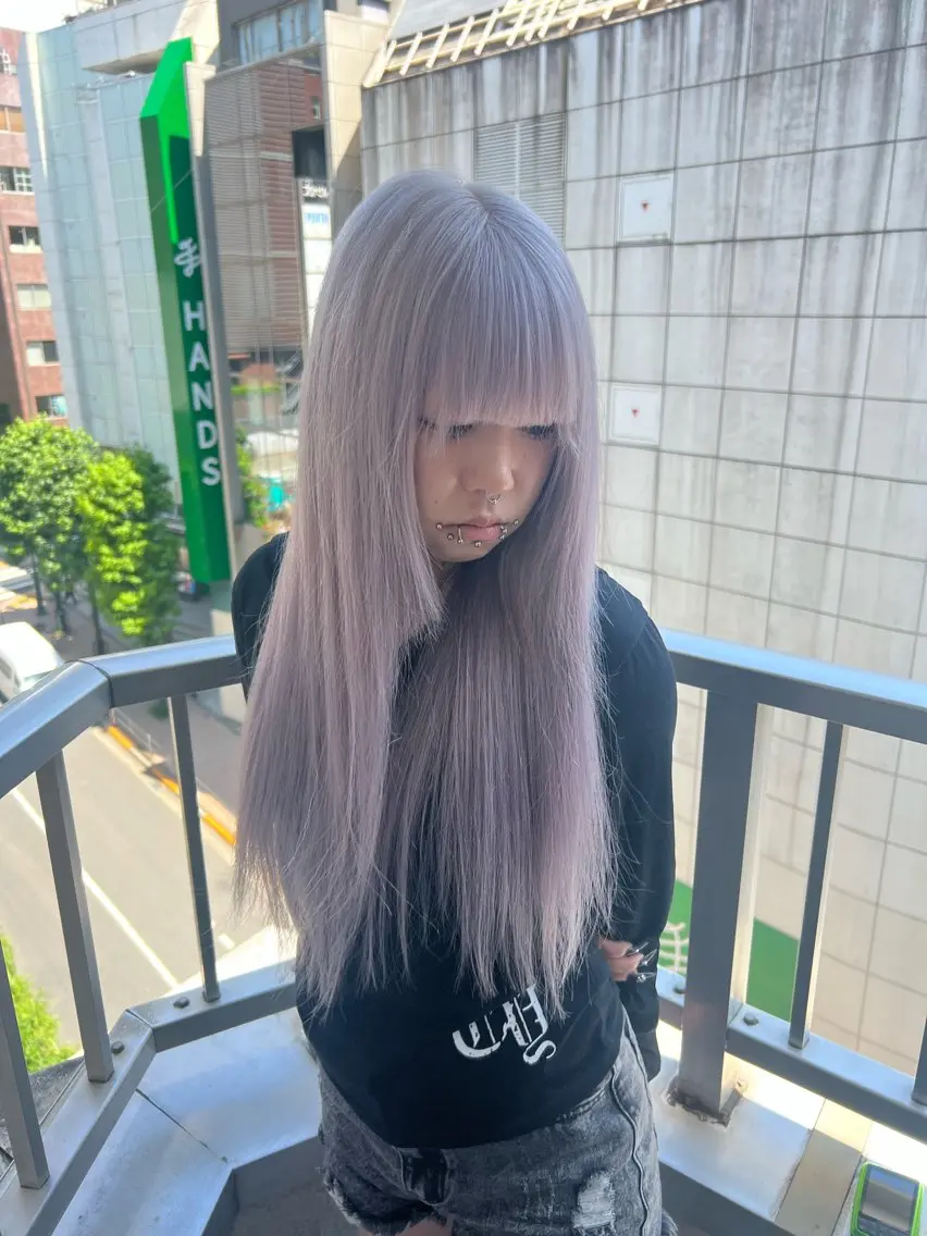 ロング ヘアカラー ケアブリーチ/ エクステ/ゆうき🌟のヘアスタイル