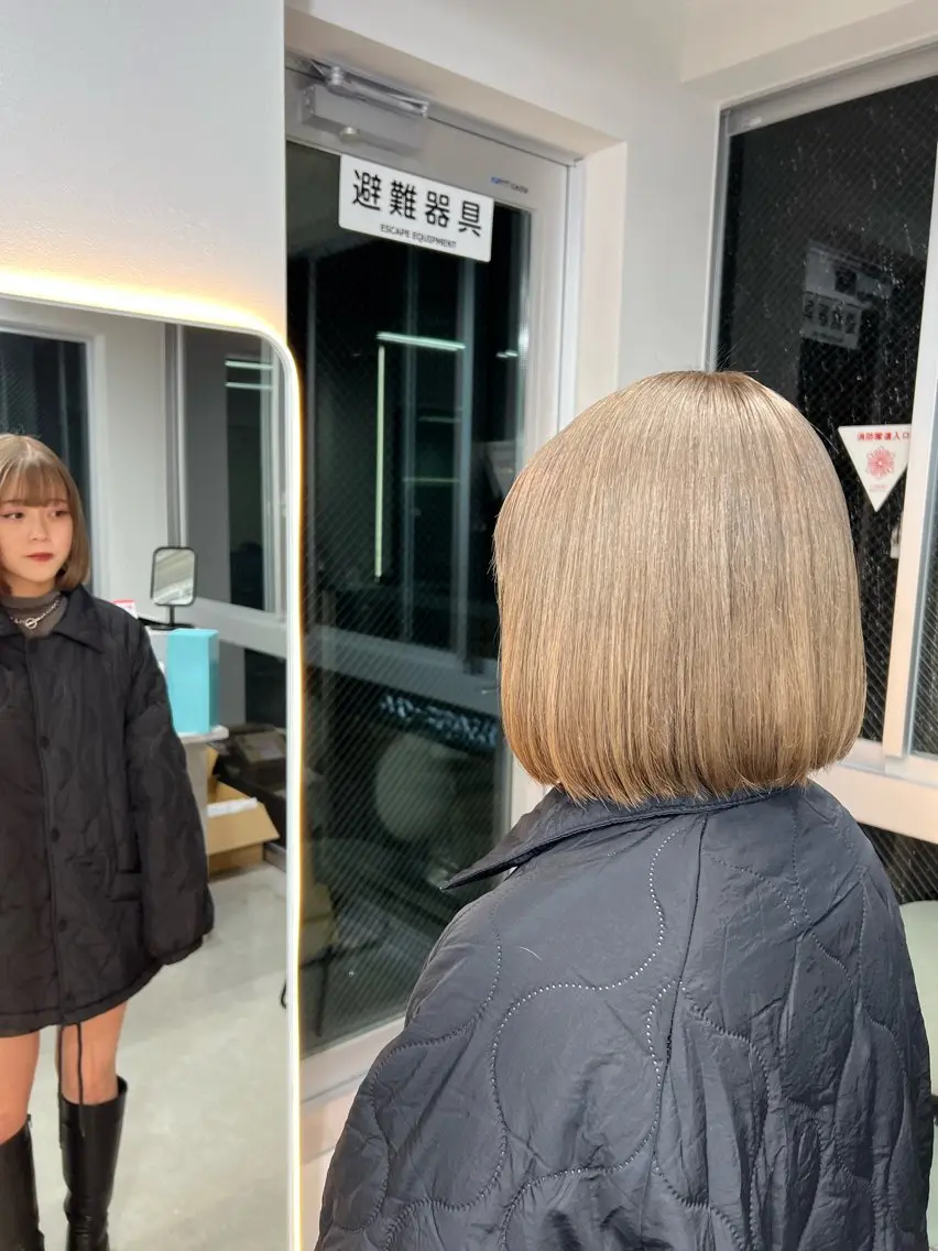 ミディアム ヘアカラー maya🇰🇷韓国 レイヤー/顔まわりのヘアスタイル