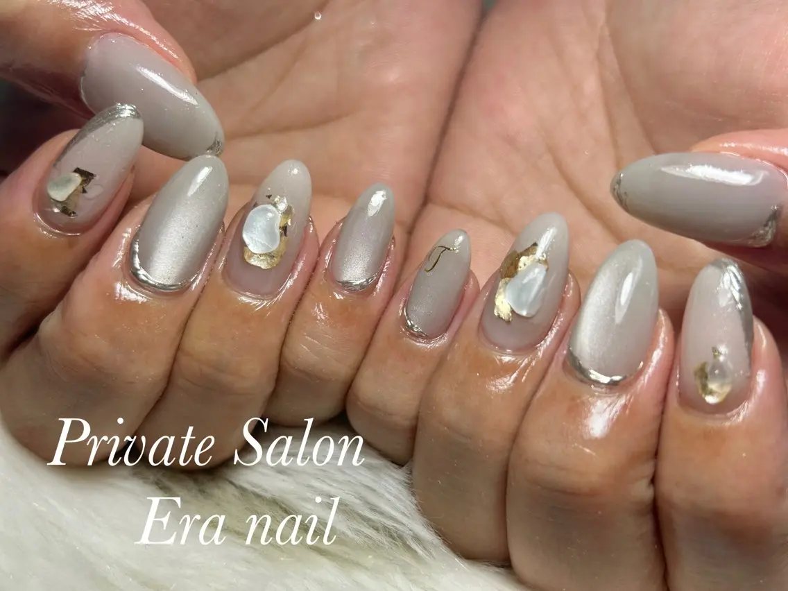 ネイル マグネットネイル ハンドネイル Era nailのネイルデザイン