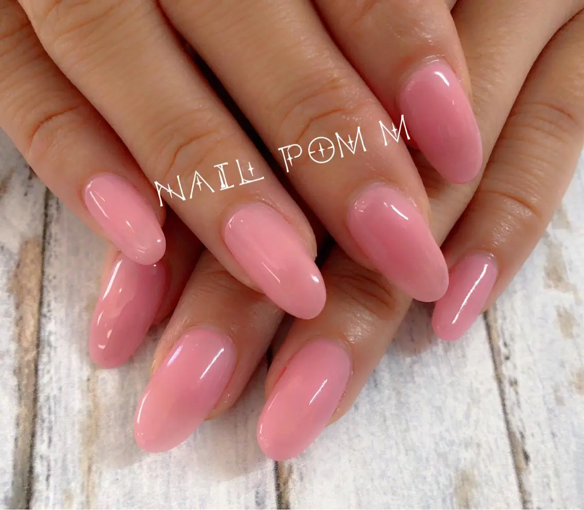 ネイル ワンカラーネイル ハンドネイル ハンドケア naiL pom.Mのネイルデザイン