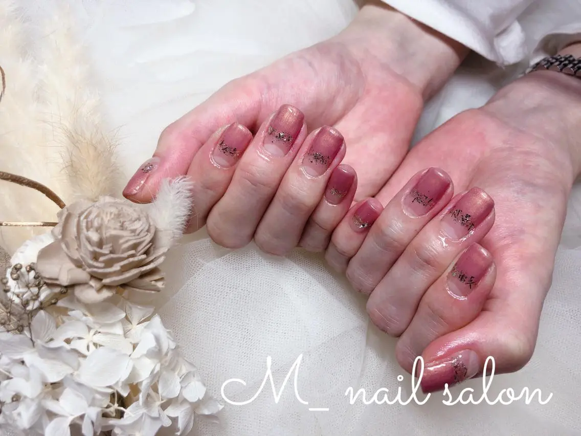 ネイル シンプルネイル M_ nail salonのネイルデザイン