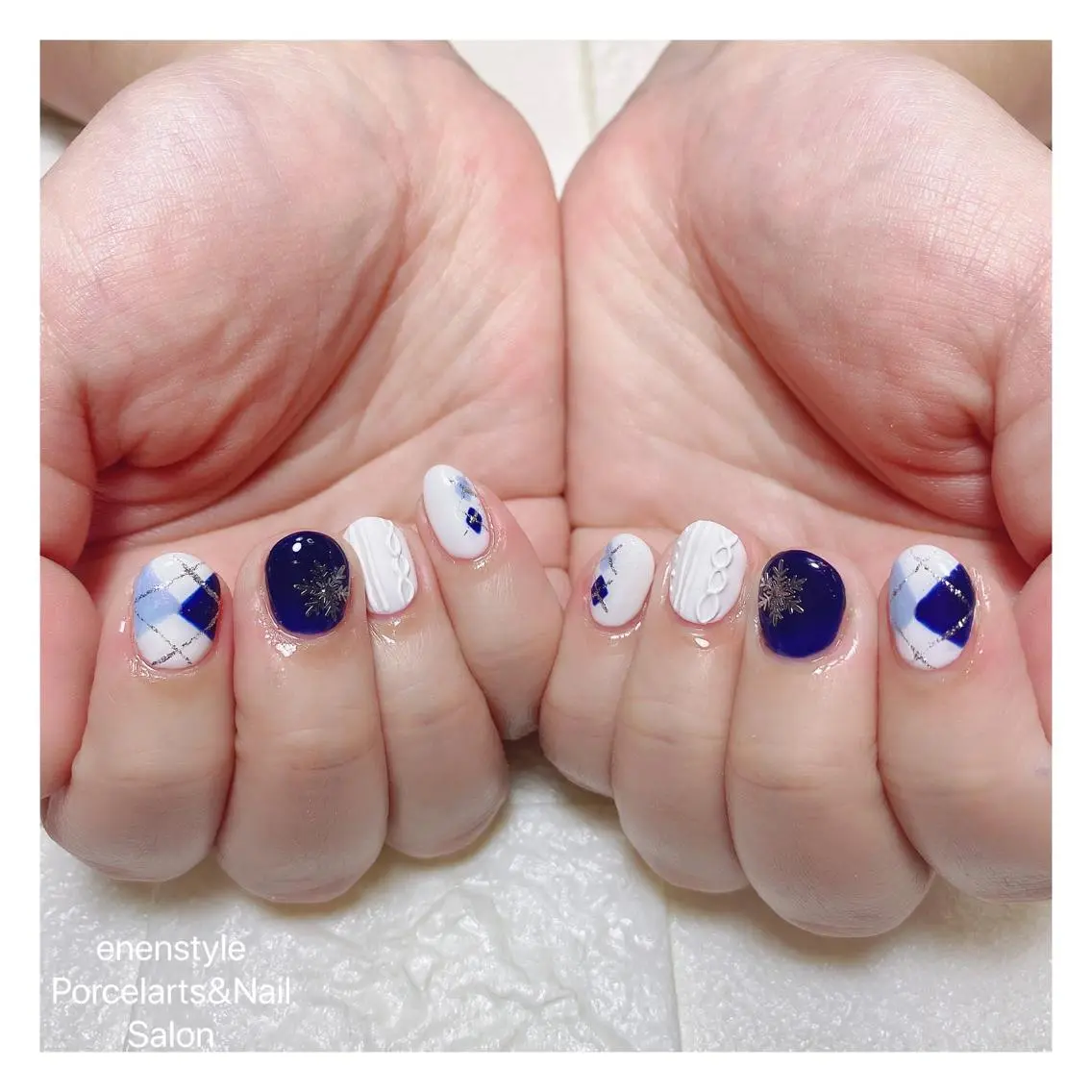 ショート ネイル ハンドネイル 🐾enen style 🐾のネイルデザイン