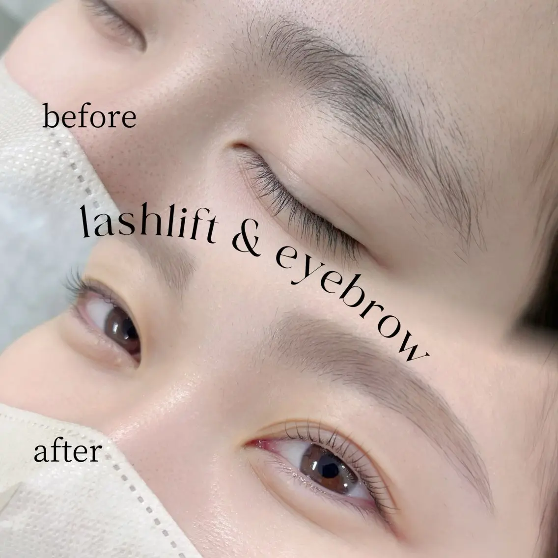 【目元(まつ毛+眉毛)撮影モデル特別価格】ラッシュリフト&アイブロウワックスセットメニュー♡の写真