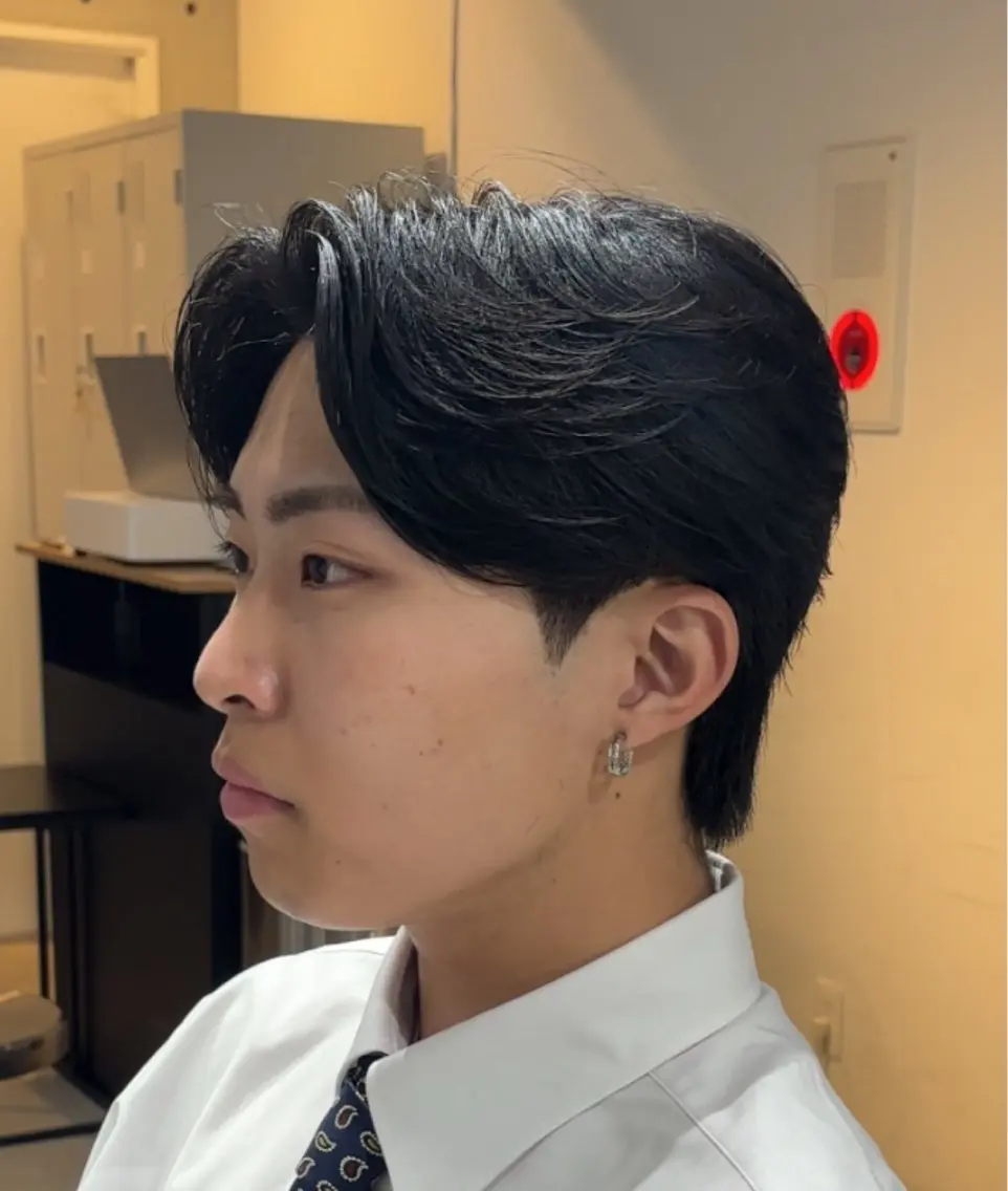 【当日限定】似合わせメンズカット+ニュアンス、フェザー、毛流れパーマの写真