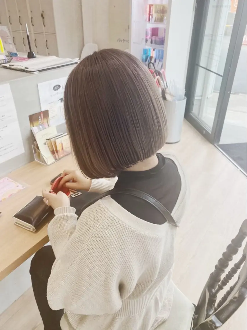ミディアム カット ヘッドスパ 髪質改善/ショート ボブ/chere狭山のヘアスタイル