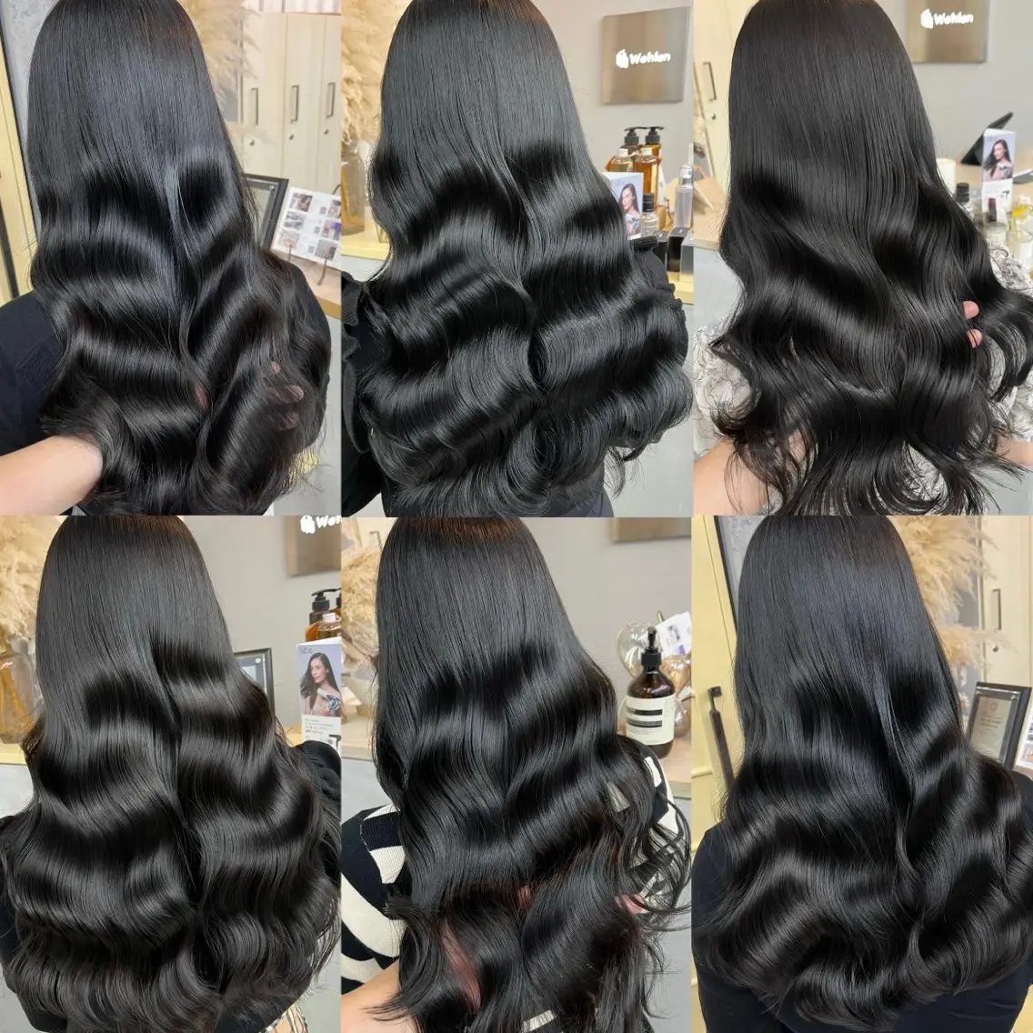 ロング カット ヘアカラー トリートメント ヘアセット プル艶職人/ にしものヘアスタイル