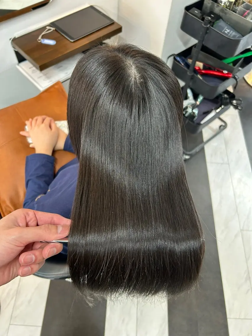 ロング カラー カット ヘアカラー トリートメント 圧倒的髪質改善 ✂︎飯島悠介のヘアスタイル