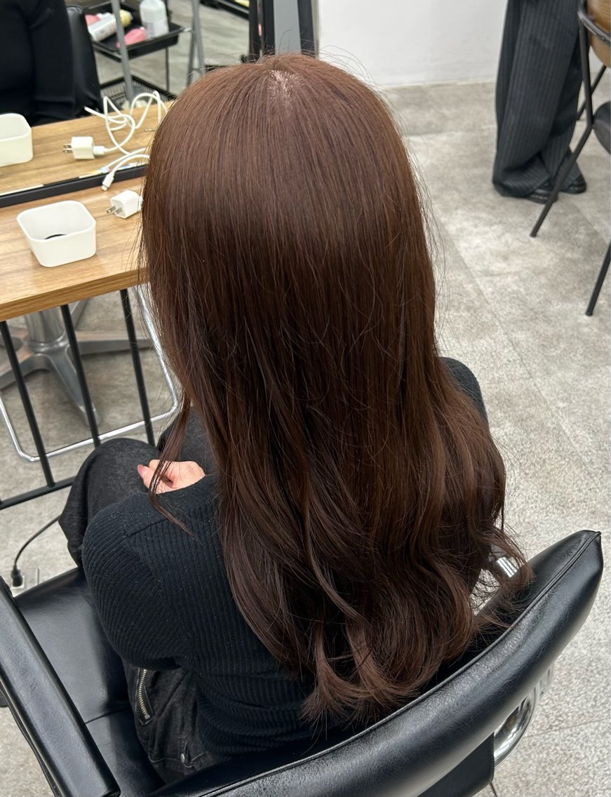 ロング カラー ヘアカラー 透明感カラー ASUYAのヘアスタイル