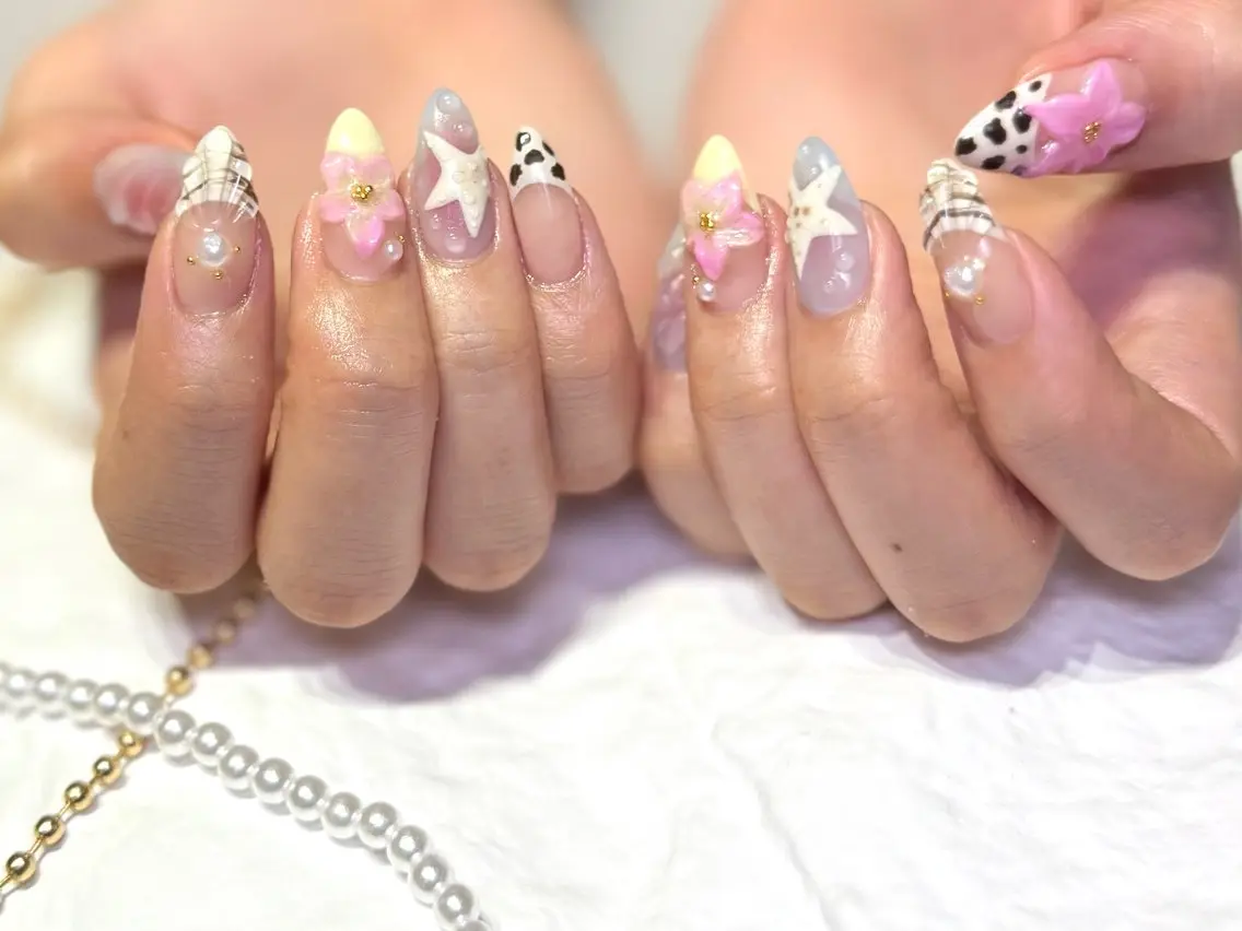 ネイル ハンドネイル Mnailsalon フィルイン対応サロンのネイルデザイン