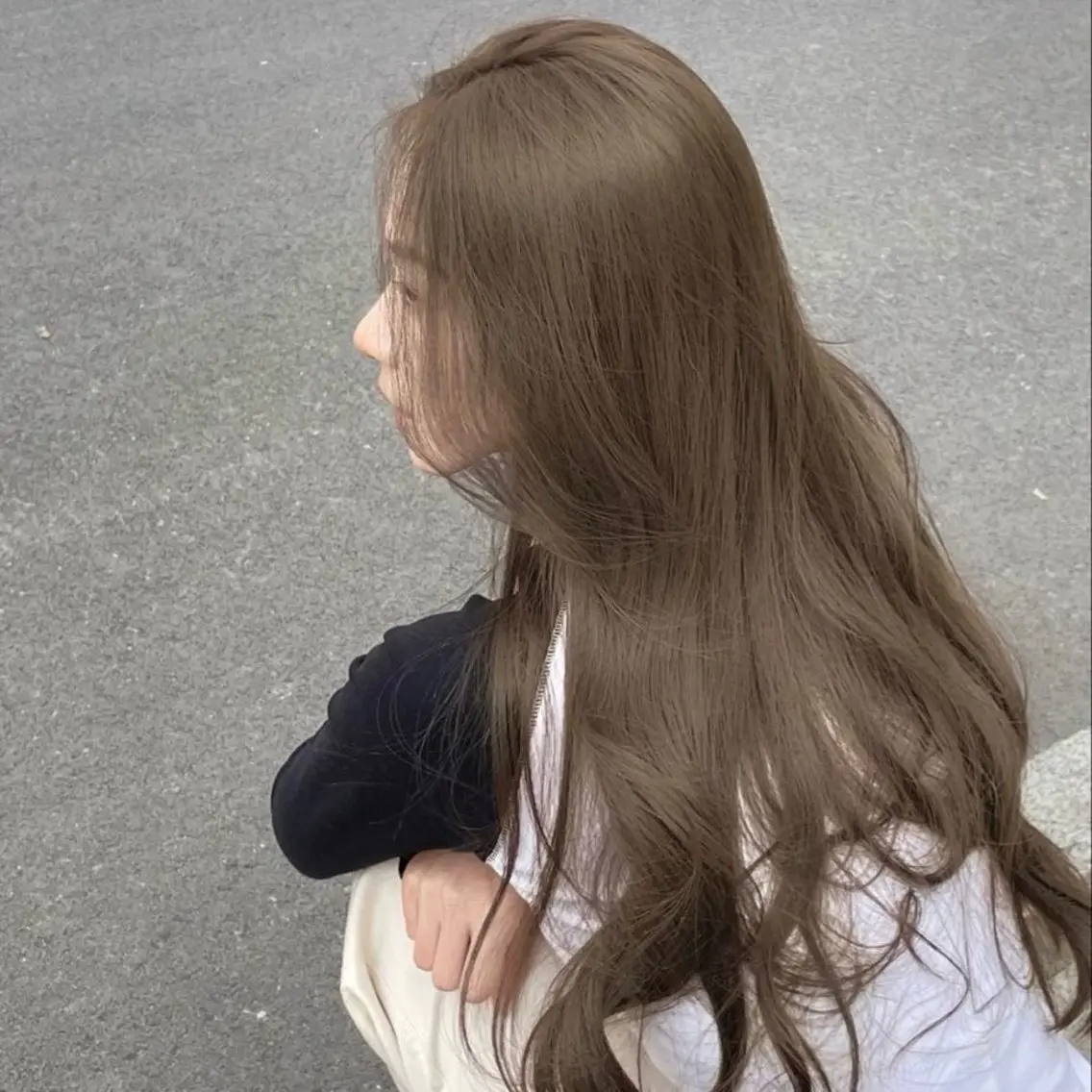 カラー 透け上品ハイトーン 職人ゆうと🤍のヘアスタイル