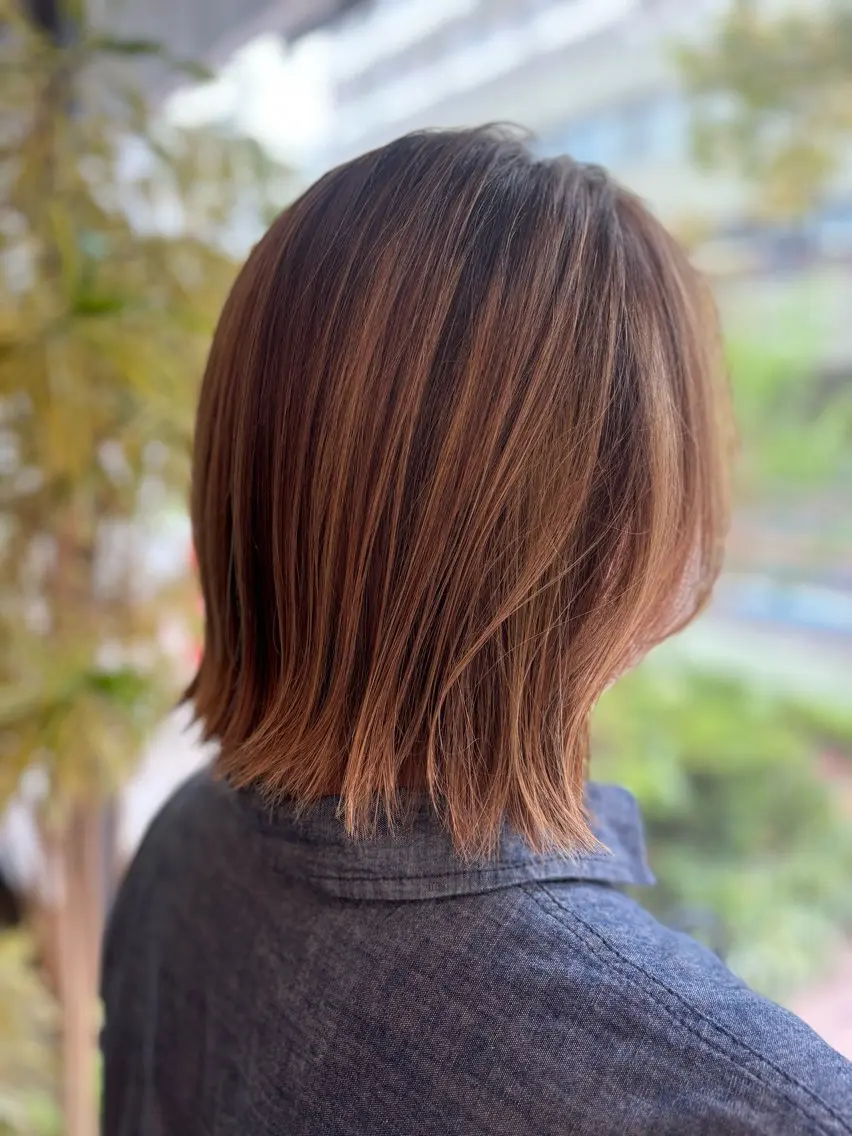 ショート ヘアカラー 至福の時間を❤️ かめいまゆのヘアスタイル