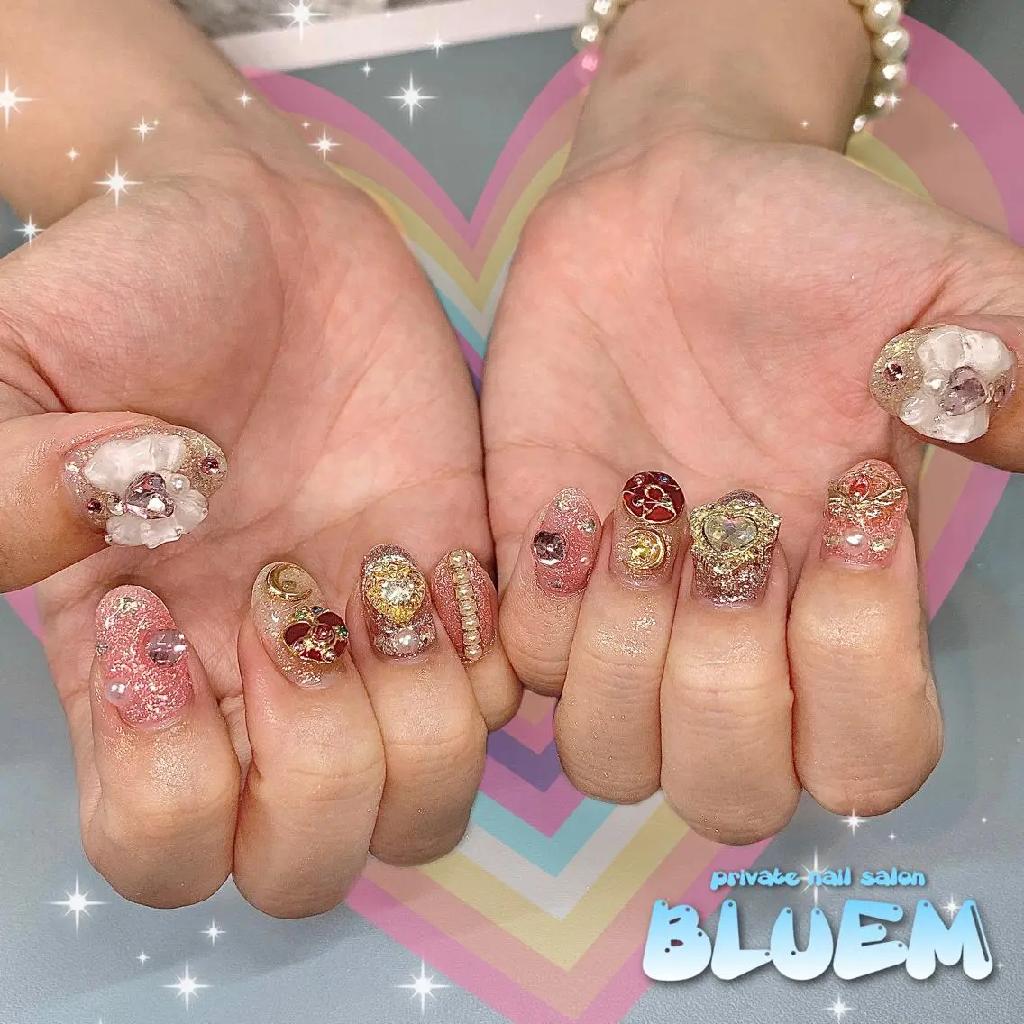 ネイル ハンドネイル BLUEM なな🐶のネイルデザイン